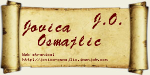 Jovica Osmajlić vizit kartica